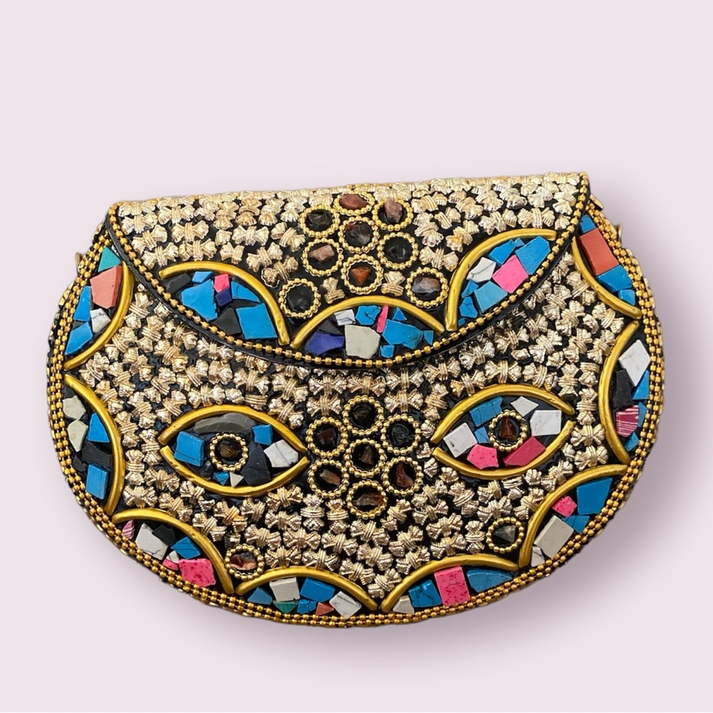 NEW RAMLA HANDMADE CROSSBODY PURSE “Rio”